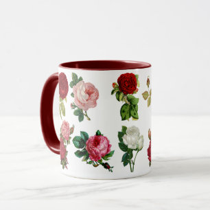 Tasse Tasse Rose Vintag