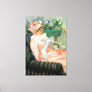 Tasse Tee von Mary Cassatt, Vintage Impressionismu Leinwanddruck