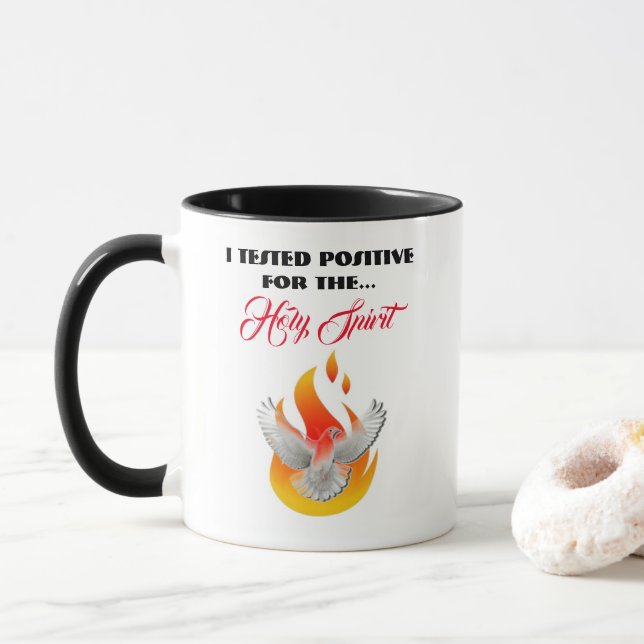 Tasse "TEST POSITIV" (Mit Donut)
