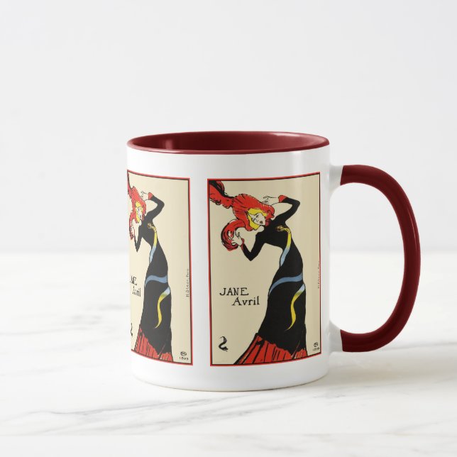 Tasse: Toulouse Lautrec - Jane Avril Tasse (Rechts)
