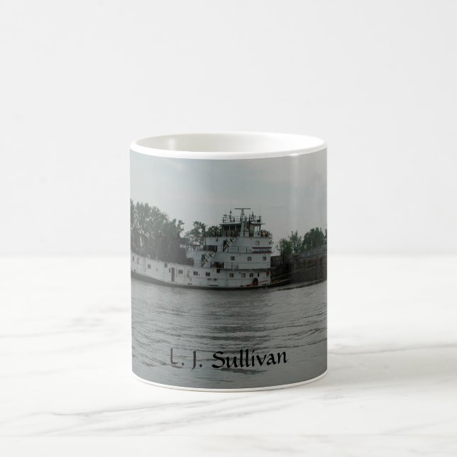 Tasse Towboat L.J. Sullivan Coffee durch Janz (Mittel)