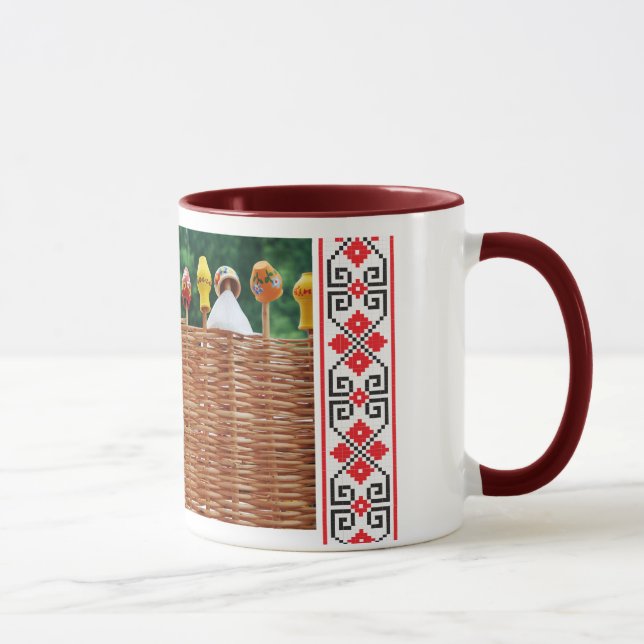 Tasse. Traditionen von Ukraine Tasse (Rechts)