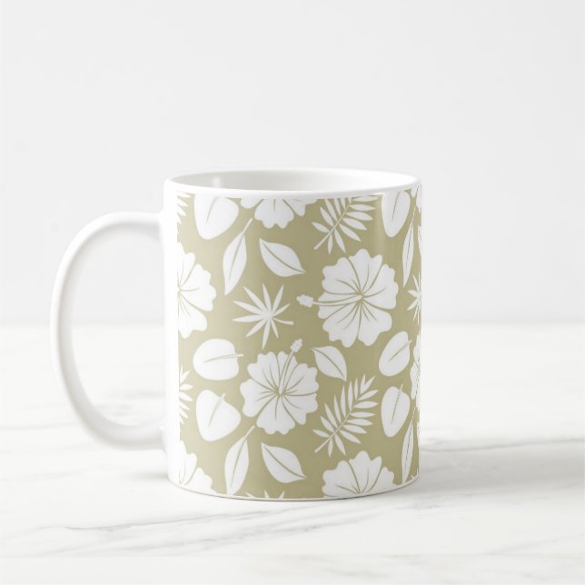 Tasse - Tropische Blätter1 (Links)