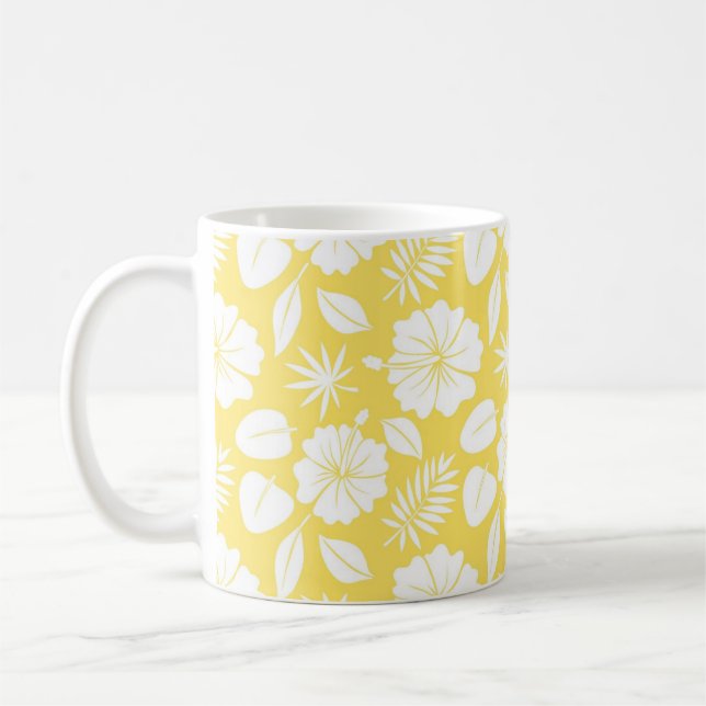 Tasse - Tropische Blätter3 (Links)