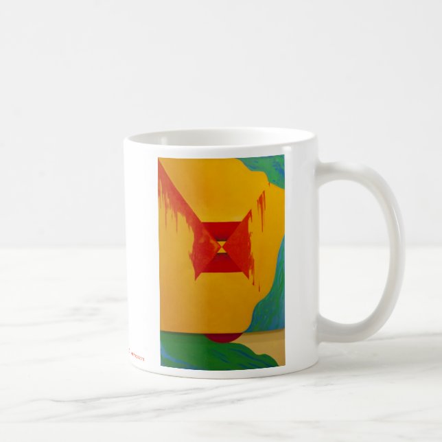 Tasse: "Tropischer Punkt " Kaffeetasse (Rechts)