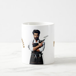 Tasse und Cup zum Thema Barber