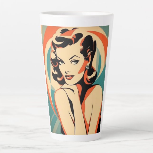 Tasse und Cups für Latte (Vorderseite)