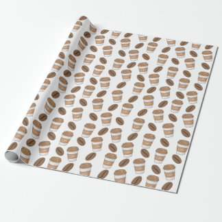 Tasse und Kaffeebeutel Geschenkpapier