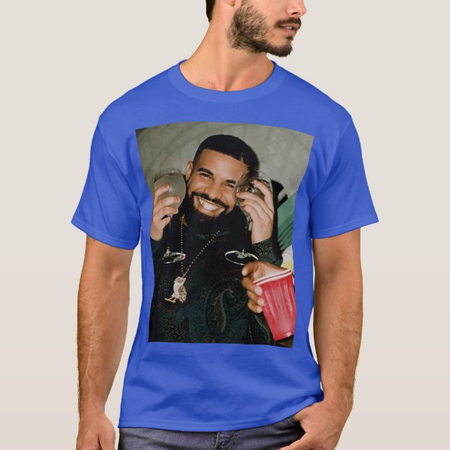 Tasse und Ring Drake Rapper T-Shirt (Vorderseite)