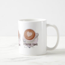 Tasse und Tassen zur Kaffeezeit