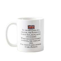 Tasse - Union Jack Flag mit patriotischem Slogan 1