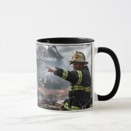 Tasse "Unser Held", Unterstützung für den Feuerweh