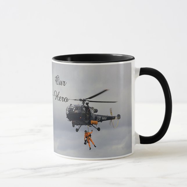 Tasse "Unser Held", Unterstützung für den Retter C (Rechts)