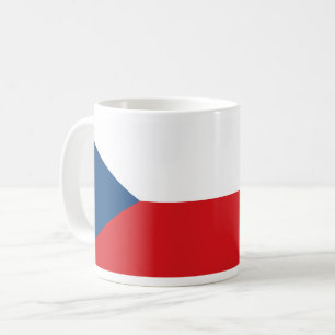 Tasse unter der Flagge Tschechiens