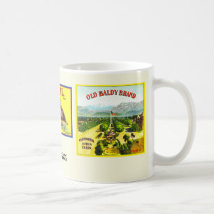 Tasse - Upland CA - Obstkistenetiketten