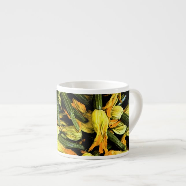 Tasse Venedigs zu Hause - Zucchini-Blumen (Vorderseite Rechts)