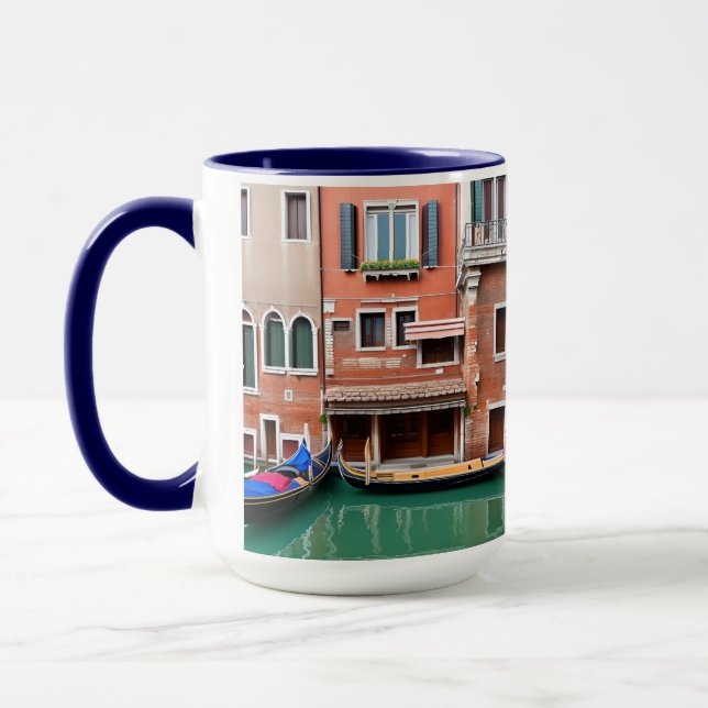 Tasse Venice inspirierte Grafik (Links)