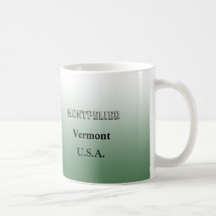 Tasse - Vermont Staat Karte mit Stadt