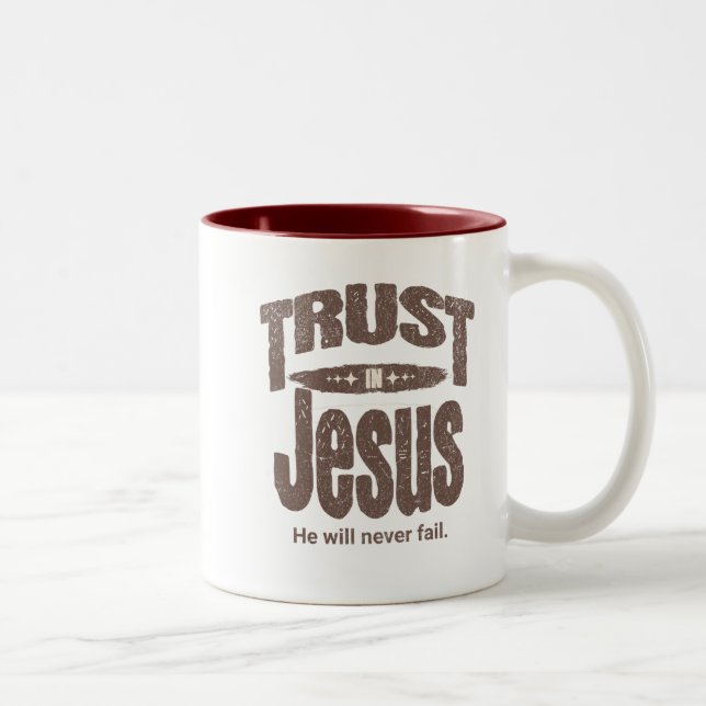 Tasse 'Vertraue Jesus' (Rechts)