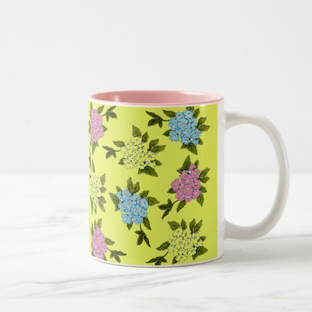 Tasse Vintager Blume (Rechts)