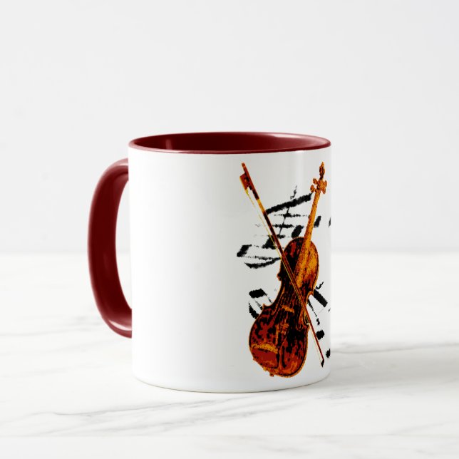 Tasse Violine (Vorderseite Links)