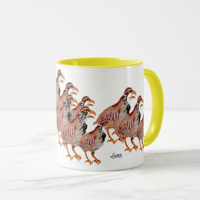 Tasse: Vögel einer Feder Tasse (VorderseiteRechts)