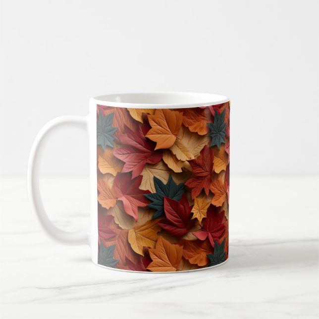 Tasse von 3D-Herbstlauben (Links)
