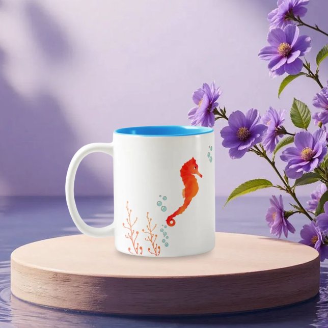 Tasse von Aquarellfarben - Niedlicher Ozean Animal (Von Creator hochgeladen)
