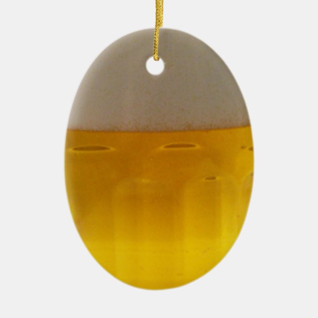 Tasse von Bier Keramikornament (Vorne)