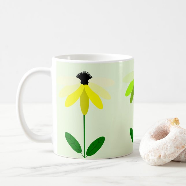 Tasse von Blume (Mit Donut)