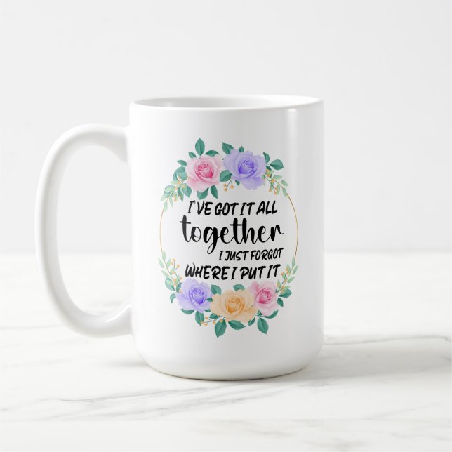 Tasse von Blume | Tasse für Frauen | Geschenk für  (Links)
