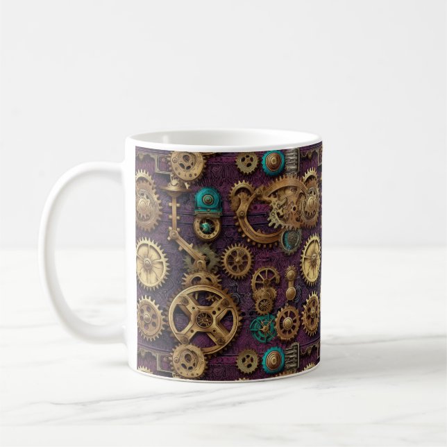 Tasse von Dampfmaschinen (Links)