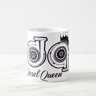 Tasse von Dieselköniginnen-Logos