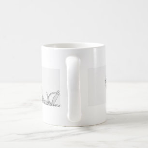 Tasse von Eagles ZUHAUSE Second Nature B+W Feather