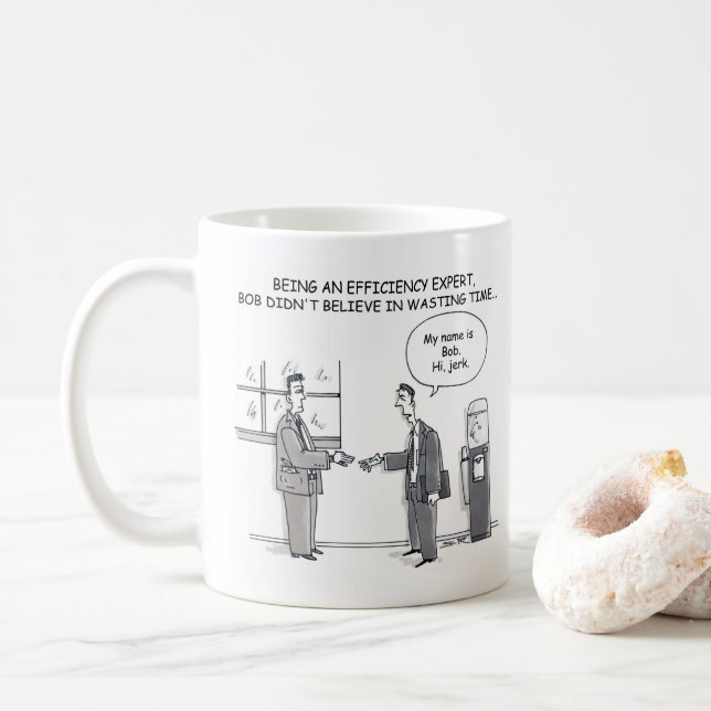 Tasse von Effizienzexperten (Mit Donut)