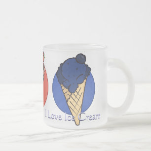 Tasse von Eiskrem