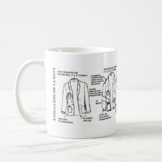 Tasse von Entwicklung des Kittels von medikamente