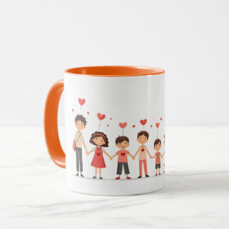 Tasse von Familienzeichen
