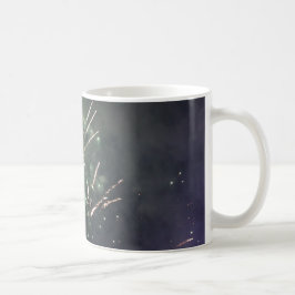 Tasse von Feuerwerkskörpern