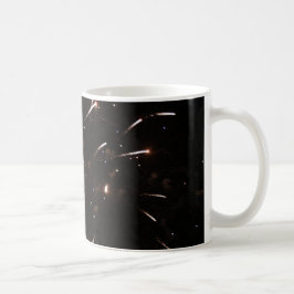 Tasse von Feuerwerkskörpern