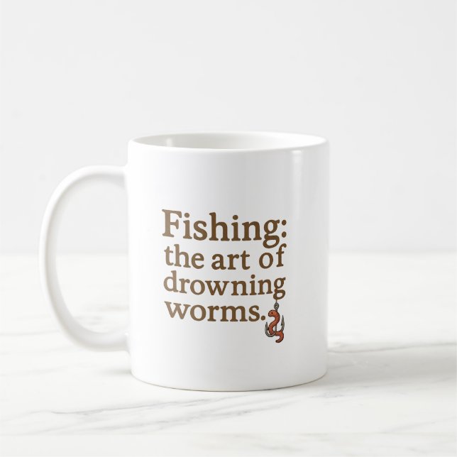 Tasse von Funny Fishing (Links)