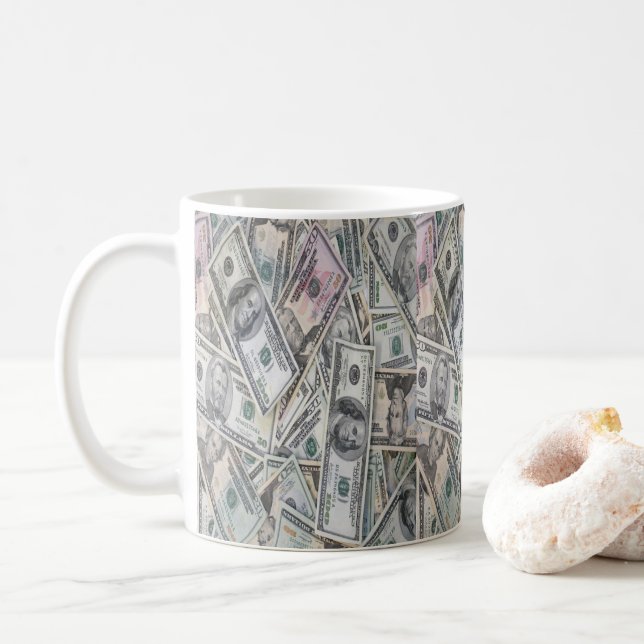 Tasse von Geld (Mit Donut)