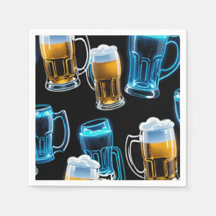 Tasse von Glasbäern Serviette