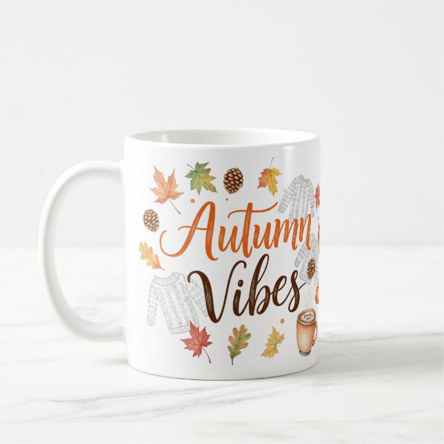 Tasse von Herbstbewohnern (Links)