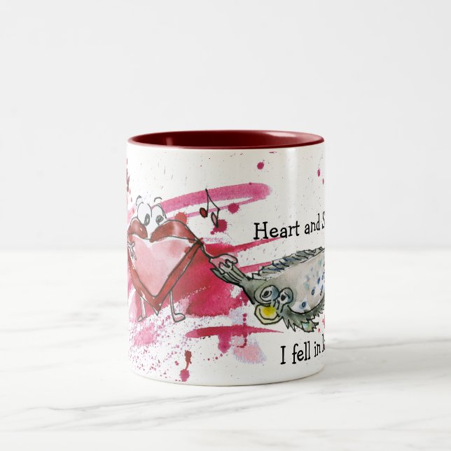 Tasse von Herz und Seezunge (Mittel)