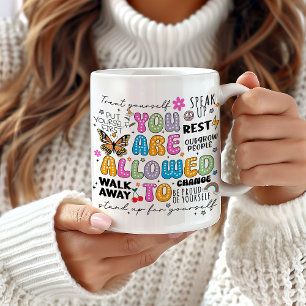 Tasse von inspirierenden Zitaten