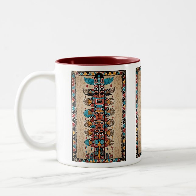 Tasse von Kaffee-Tribal (Links)