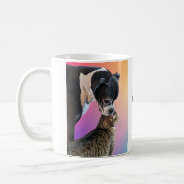 Tasse von Katzen und Hunden (Links)
