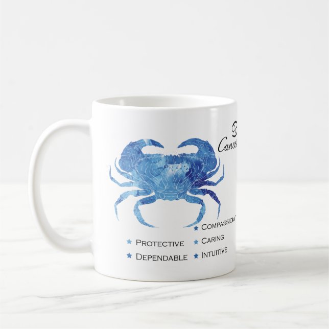 Tasse von Krebsarten (Links)
