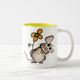 Tasse von Maus und Blume